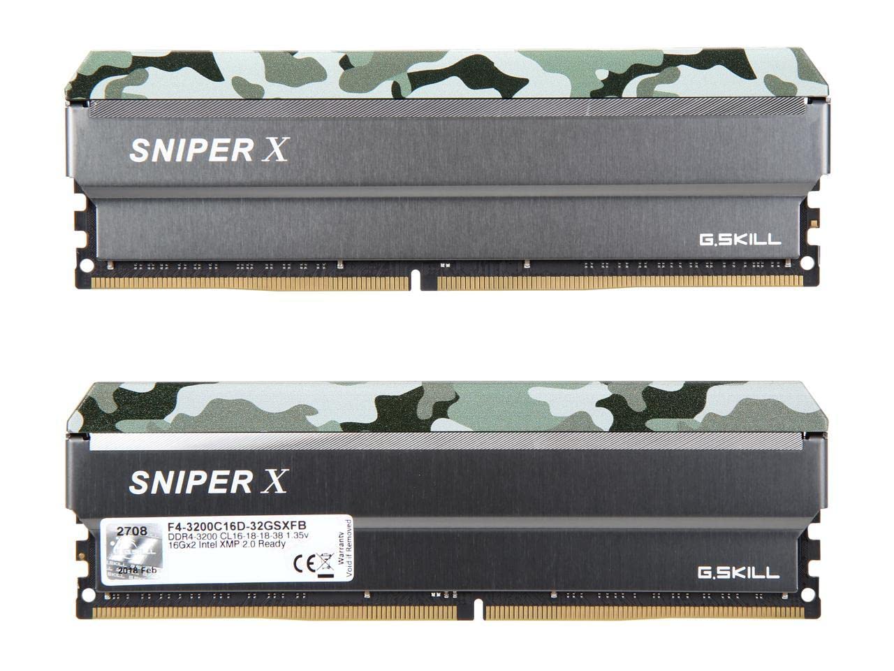 G.Skill SniperX F4-3200C16D-32GSXFB (DDR4-3200 16GB×2) 激安